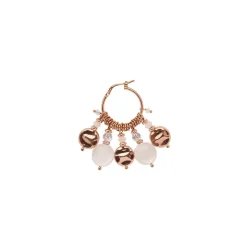 Mono Orecchino Hoop Paillettes