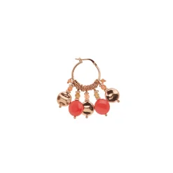 Mono Orecchino Hoop Paillettes