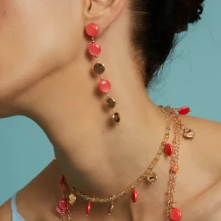 Mono Orecchino Long  Paillettes
