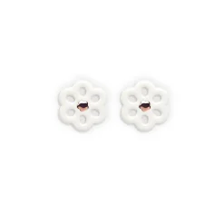 Orecchini Fiore Big Silver