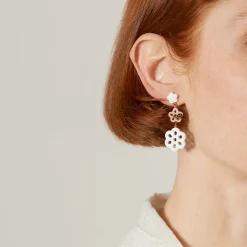 Orecchini Fiore Silver Tris