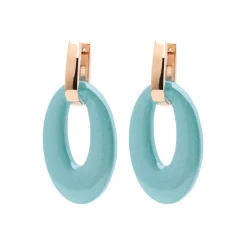 Orecchini Oval Chain