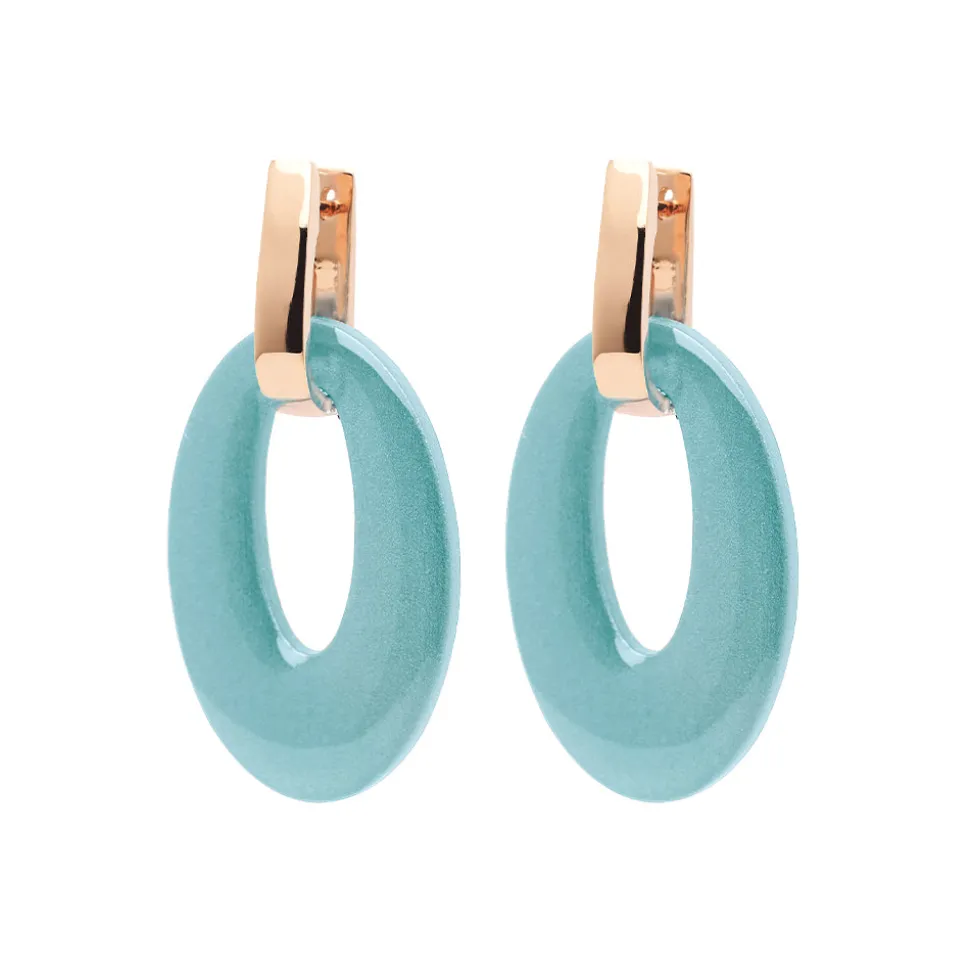 Orecchini Oval Chain