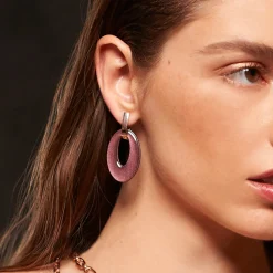 Orecchini Oval Chain