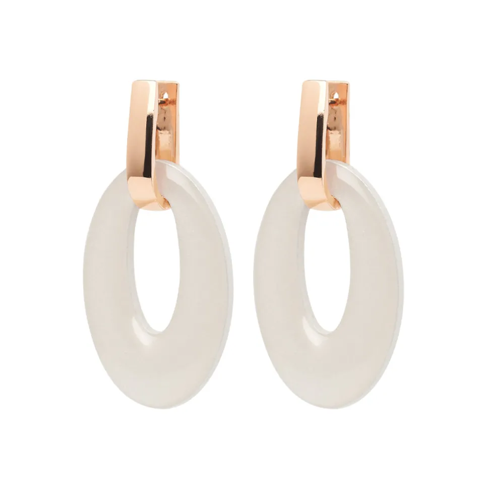 Orecchini Oval Chain