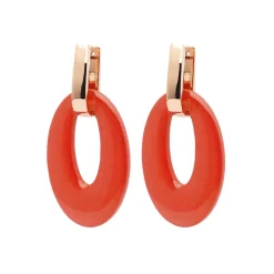 Orecchini Oval Chain