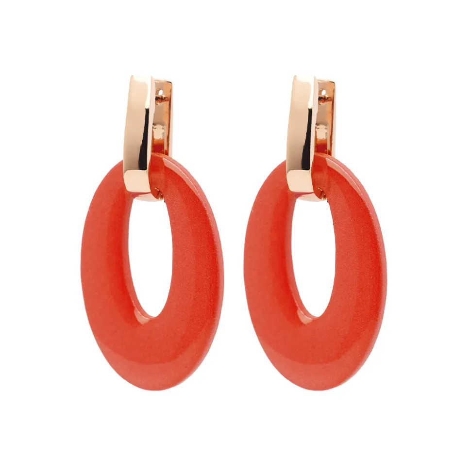 Orecchini Oval Chain