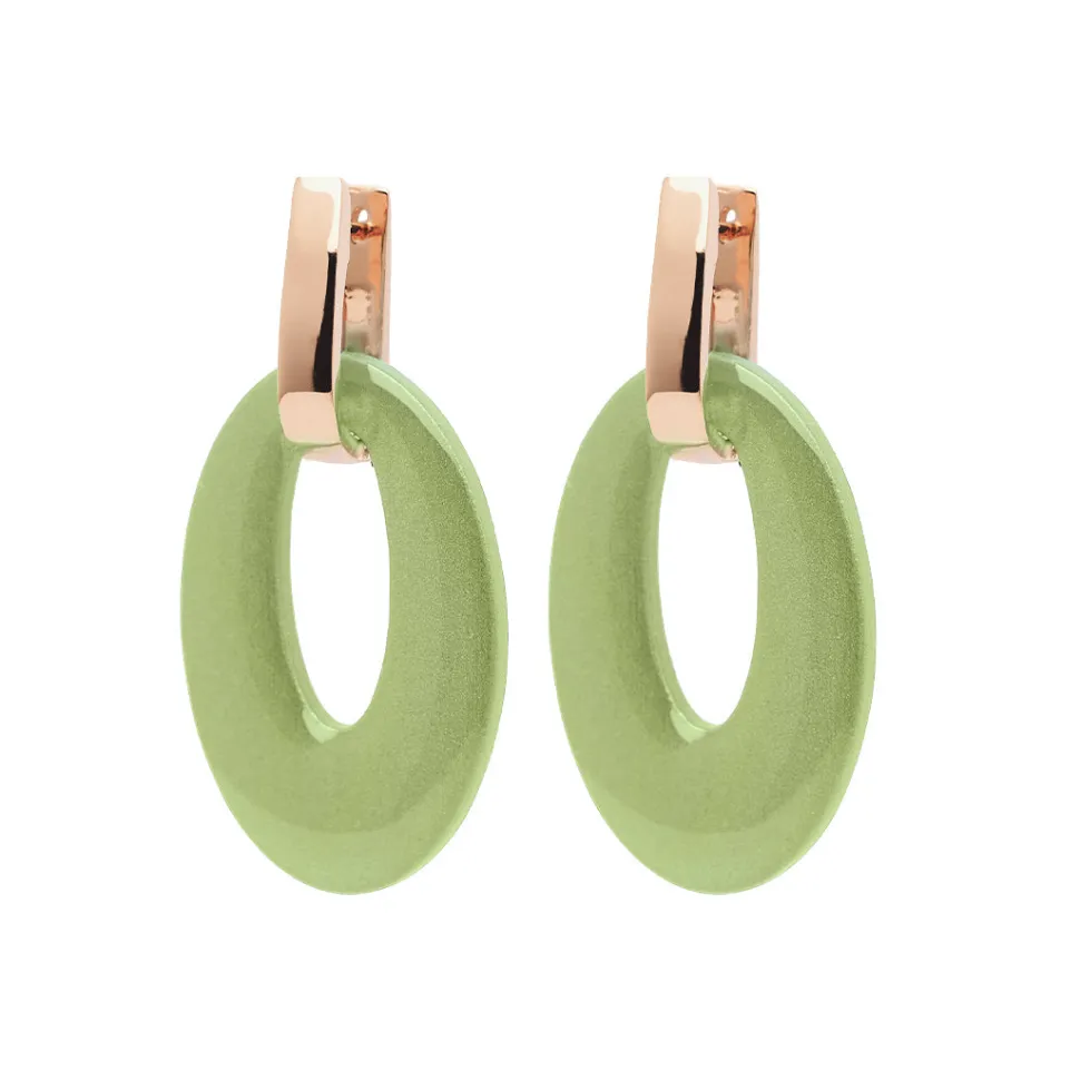 Orecchini Oval Chain
