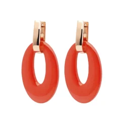 Orecchini Oval Chain