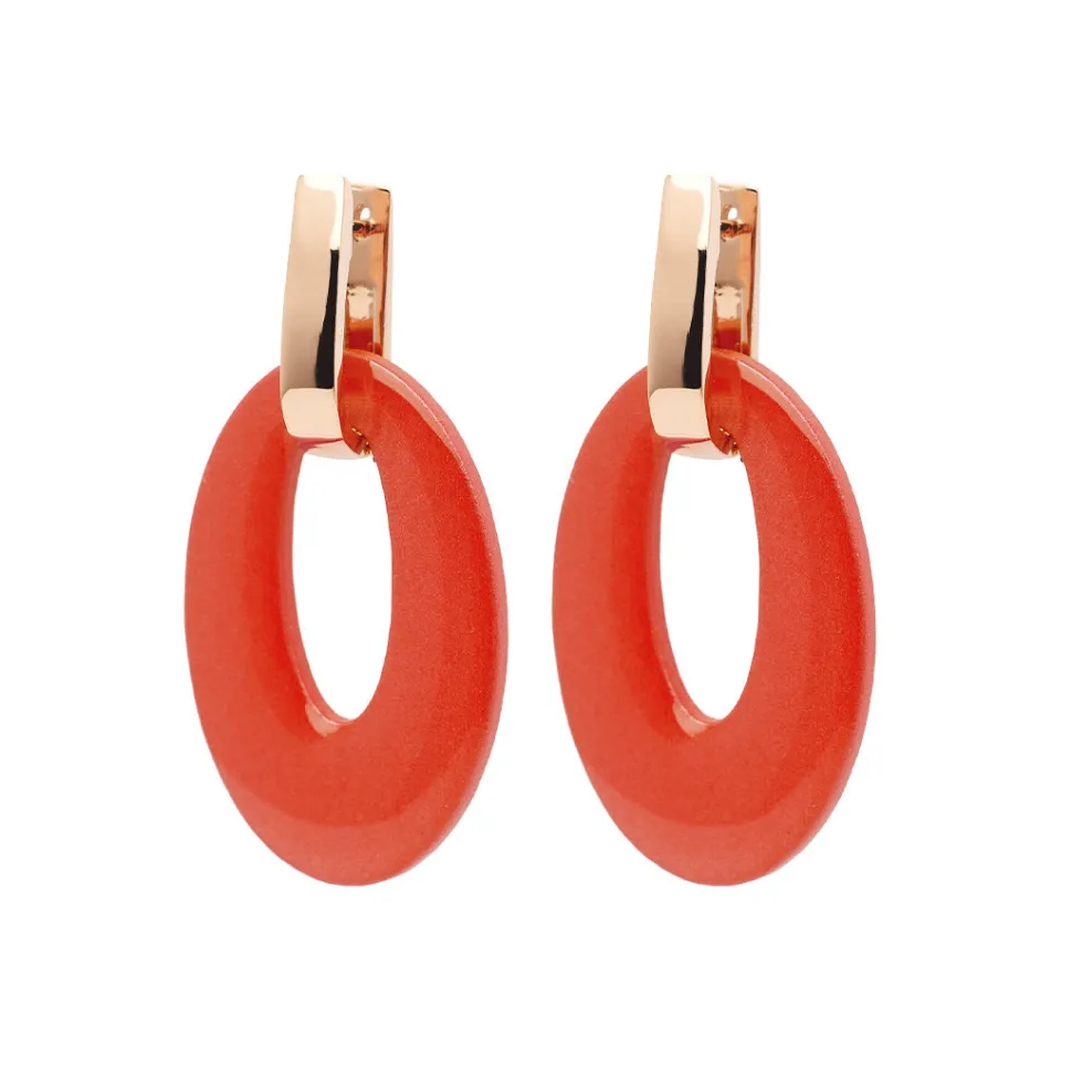 Orecchini Oval Chain