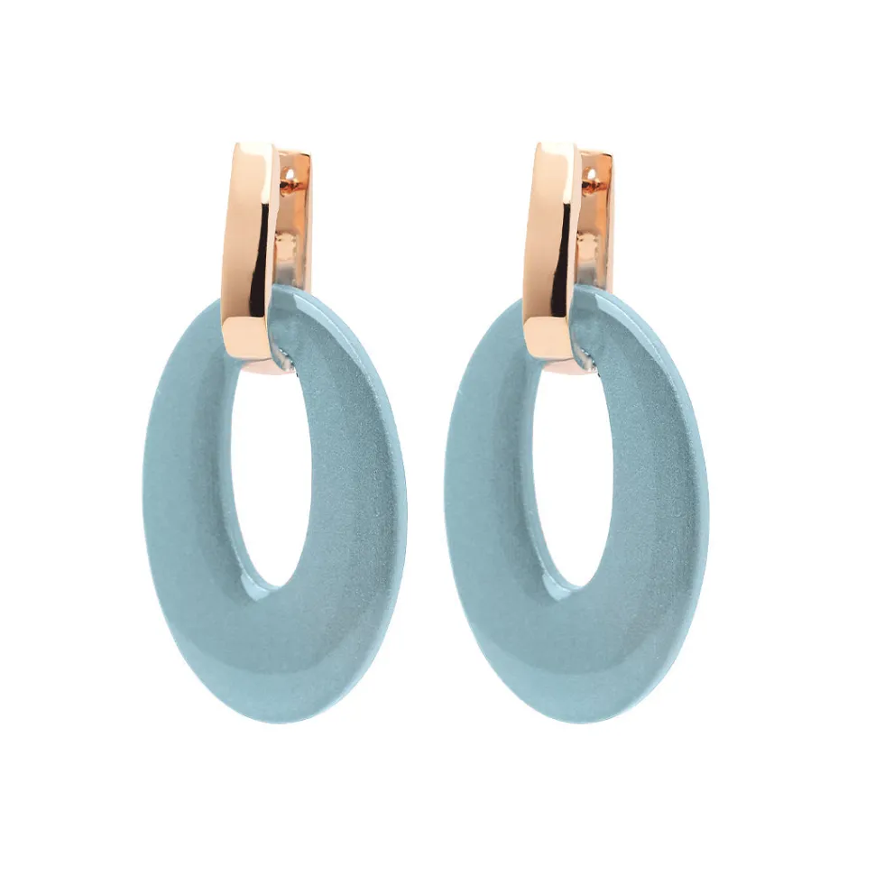 Orecchini Oval Chain